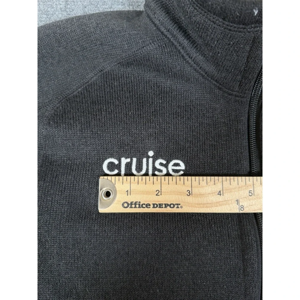 Patagonia Better Sweater Black Fleece Jacket Full Zip Pockets Mens Small Logo